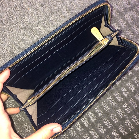 LK Bennett Navy Wallet - Picture 2 of 2